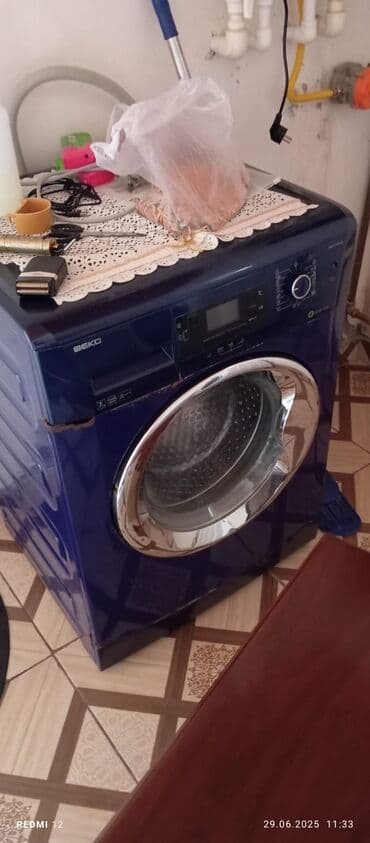 beko paltaryuyan ehtiyat hissələri: Paltaryuyan maşın Beko, 7 kq, Təmirə ehtiyacı var, Avtomat, Qurutmasız, Kredit yoxdur, Ünvandan götürmə — 2