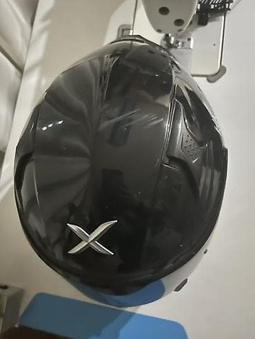 yumze matoru: Axor Motosiklet üçün tam üzlüq dəbilqə Ustunde biraz ciziğlar var — 2