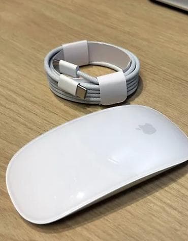 magic maus: Apple Magic Mouse (Model: A3204, MXK53AM/A) – ağ rəng - Bağlantı — 2