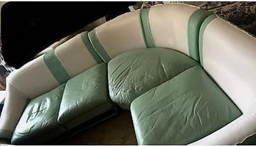 real boya: Künc divan, Açılmayan, Bazasız, Dəri, Çatdırılma yoxdur — 2