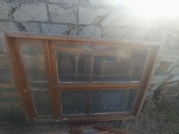 Ev və bağ: Taxta çərçivəli pəncərə paketləri - Material: təbii taxta çərçivə - — 3