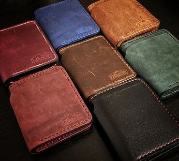 cüzdanlar: Pulqabı, Təbii dəri, Yeni — 8