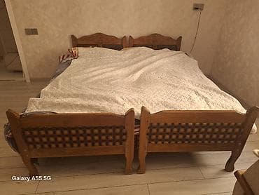 qapi dekoru: İkinəfərlik çarpayı, Bazasız, Matrassız, Siyirməsiz — 1