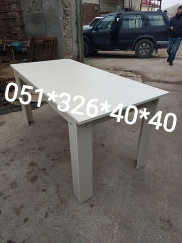 Masa və oturacaq dəstləri: Qonaq otağı üçün, Yeni, Açılan, Dördbucaq masa, 1 stul — 5