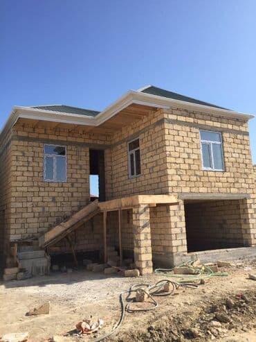 xırdalanda 3 otaqlı həyət evləri: Masazır 3 otaqlı, 70 kv. m, Kredit var, Təmirsiz — 1