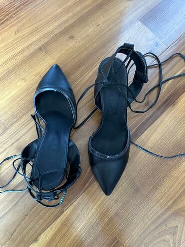 Tuflilər: Tuflilər, Ölçü: 38, rəng - Qara, Yeni — 1