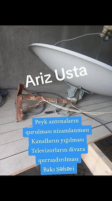 kicik tv: Krosnu ustası kanalların yığılması televizorların divara — 2