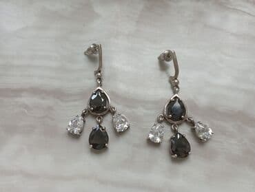 tek qas sirga modelleri: Sırğa, Gümüş — 4