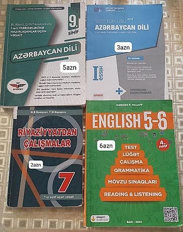 Kitablar və jurnallar: Məhsul: Buraxılış və qəbul imtahanlarına hazırlıq üçün dərs vəsaitləri — 9