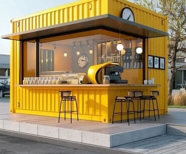 Konteyner tipli mobil kafe