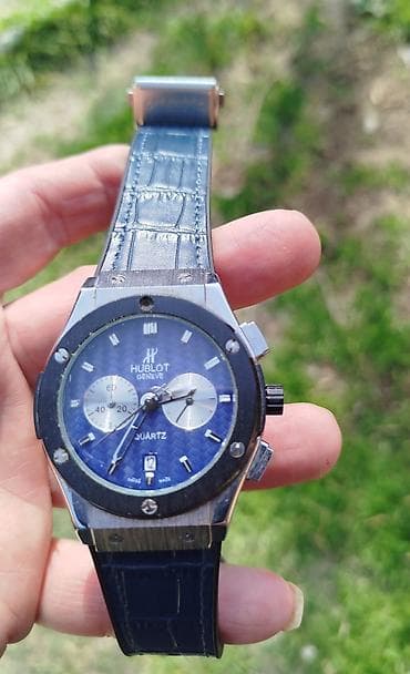 Qol saatı, Hublot, rəng - Mavi