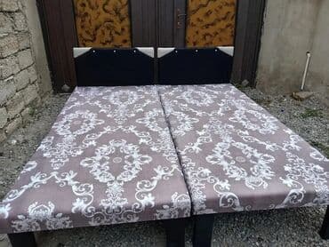 1 gune 1 kilo ariqlamaq: Təzə çarpayılar. 1 nəfərlik çarpayılar 60manat. 2 nəfərlik taxt — 17