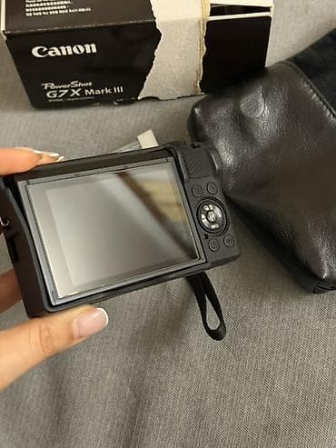 a 13 samsunq: Canon PowerShot G7 X Mark III fotoaparat Elave baterya+ 128 gb yaddas — 3