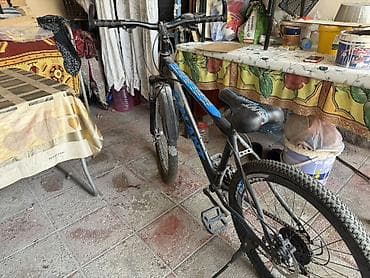 GALANT dağ velosipedi - Çərçivə: yüngül ərintidən, qara rəng, mavi