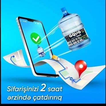 sərin su: Dispenser suların çatdırılması 19L💧Şəhər içi evlərə və iş yerlərinə — 3