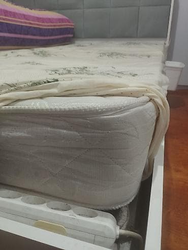 ref: İşlənmiş, İkinəfərlik çarpayı, Bazalı, Matras ilə, Siyirməsiz, Azərbaycan — 3