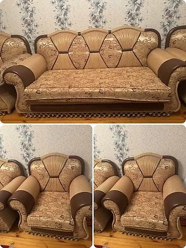 İşlənmiş, Divan, 2 kreslo