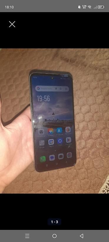 iphone 13 pro max qiymetleri: Infinix Smart 9 HD, 128 GB, rəng - Boz, Face ID — 2