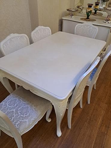 İşlənmiş, Komod, Masa və oturacaqlar, Servant