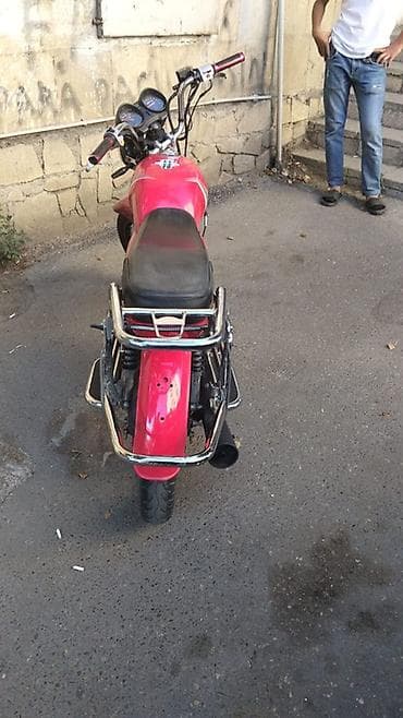 moped: MX49 şəhər motosikleti - Rəng: qırmızı - Gövdə: yüngül, şəhər — 3