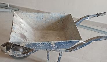 Tikinti üçün əl arabası (təkərli kirşə) - Material: tam metal gövdə — 4