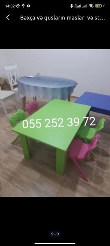 komputer stolu satisi: Kompüter masası, Yeni, Açılmayan, Laminat, Dördbucaq masa — 5