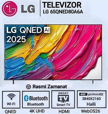 aile tv: LG Smart TV-lər – 4K UHD, AI və WebOS26 Modellər: - LG 55NU850B6LA – — 7