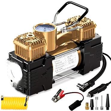 kompressor 100 liter: Avtomobil üçün güclü portativ hava kompressoru - Qidalanma: DC 12V - — 1