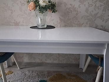 sazan yemi: Qonaq masası, Yeni, Açılmayan, Dördbucaq masa — 2