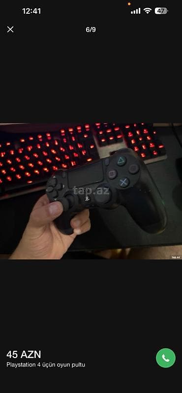 Ps 4 pultu pc a baglayib isledirem her funksiyasi isleyir titreme