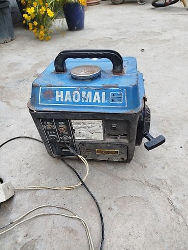 tavan modelleri: HAOMAI benzin generatoru - Model məlumatları etiketdə: - Pik güc — 1
