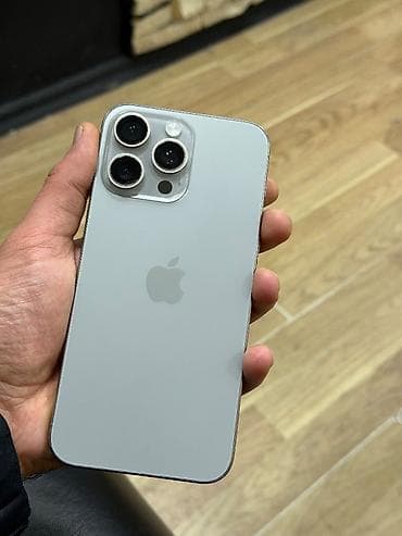 telefon iphone 10: IPhone 15 Pro Max, 256 GB, Natural Titanium, Zəmanət — 2