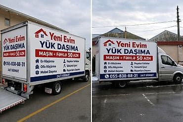 maşınla çatdırılma: 🚛 YENİ EVİM – YÜK DAŞIMA XİDMƏTİ 🔥 MAŞIN + FƏHLƏ 50 AZN-dən! ✅ Ev — 2