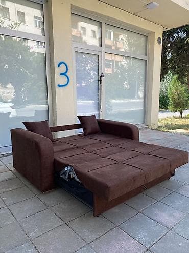 Çevrilən divan – qəhvəyi rəng - Mexanizm: çevirərək açılan — 1
