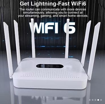 Wi‑Fi 6 ağıllı marşrutlaşdırıcı .Tezedir. - Yüksək sürətli Wi‑Fi 6