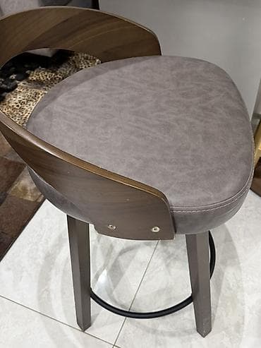 limon ağaçı: Bar taburesi – müasir dizayn - Material: bərk ağac gövdə və arxa — 7