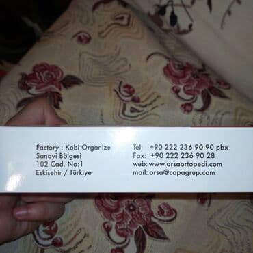 Tibbi avadanlıq: Ortopedikdi bas barmag ve ayag ucun 25 manata alinib.1 defe islenib — 2