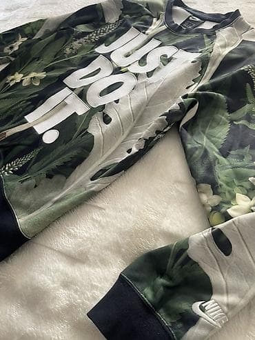 ağ kofta: Svitşot, Nike, S, rəng - Yaşıl — 3