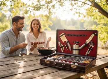 купить бу самовар на дровах: Горизонтальный мангал, 6 шампуров, Без термостата, Новый — 1