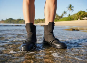 çəkməcə: Qısaboğaz, Ölçü: 36, rəng - Qara, İşlənmiş — 1