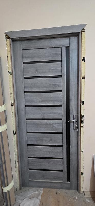 şuşe qapi: Məhsul: Daxili otaq qapısı - Material: MDF/laminat üzlüklü taxta — 1