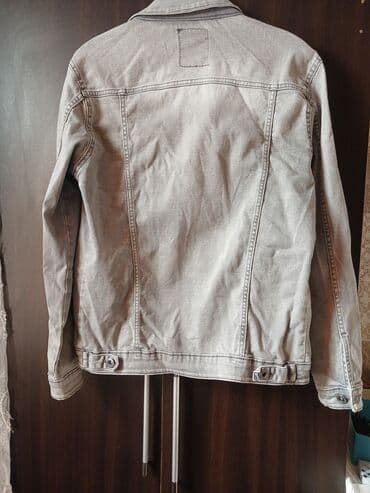 dəri kurtkalar kişi: ESPİRİ DENİM cins gödəkçə. Kişi üçün. isti saxlayır.Əyində super — 8