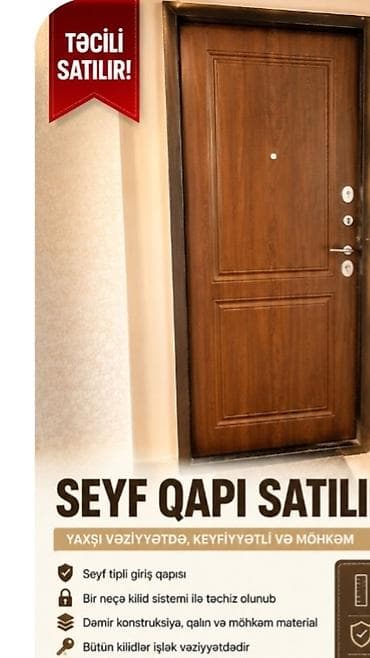 taxda qapl: Mənzil üçün İşlənmiş Giriş qapısı Glazok ilə, Zəmanətsiz, Ünvandan götürmə — 2