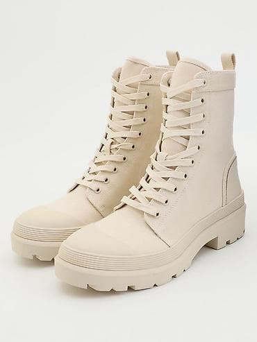 Ayaqqabılar: Pull&Bear uniseks batağı – krem/bej rəng - Model: Pull&Bear — 2