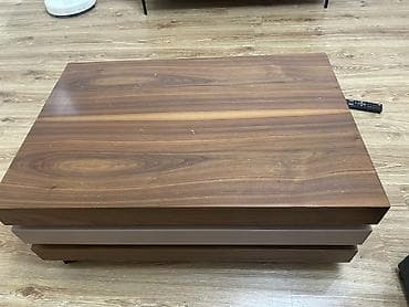 jurnal masalari: Kvadrat masa, Açılmayan, Təkərli, Teksturalı laminat, Zəmanətsiz — 1