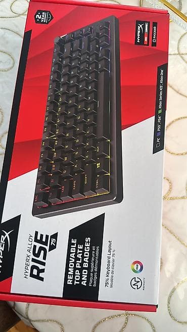 random pubg hesab: HyperX Alloy Rise 75 mexaniki klaviatura satılır Klaviatura tam — 2