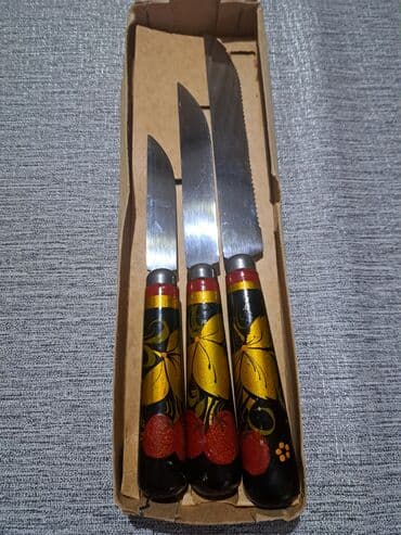 sapı: 3 ədəd bıçaq dəsti - Komlekt: 3 bıçaq 1) Universal bıçaq – uzunluğu — 1