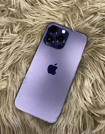 IPhone 14 Pro, 256 GB, Deep Purple, Face ID, Simsiz şarj