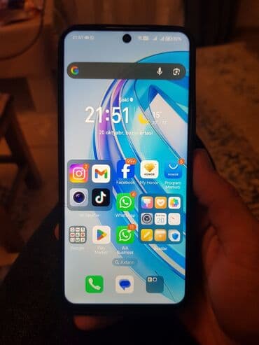 taxta biti nece mehv etmek olar: Honor X8a, 128 ГБ, цвет - Серебристый, Две SIM карты — 1