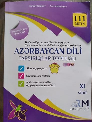 Məhsul: “Azərbaycan dili – Tapşırıqlar Toplusu” (XI sinif) Müəlliflər lalafo.az -da Məhsul: “Azərbaycan dili – Tapşırıqlar Toplusu” (XI sinif) Müəlliflər